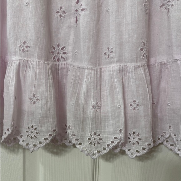 AERIE Lavender Eyelet Skirt LINED VERY PRETTY SZ M - Picture 6 of 10